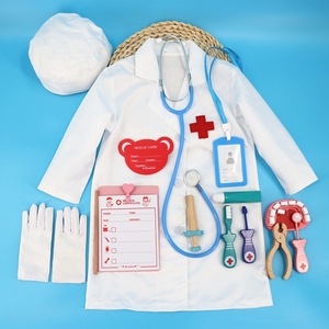 六一儿童小护士医生职业角色扮演服装幼儿园表演出服过家家白大褂