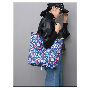 天天特价新款时尚折叠环保印花旅行袋瑜伽包尼龙防水购物袋女包邮