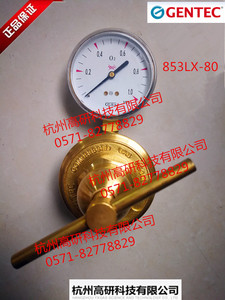 捷锐GENTEC黄铜减压器853LX-80氧气单表减压器 管道减压器