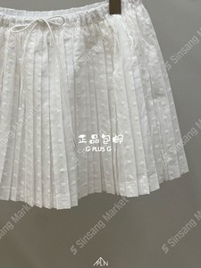 韩国直邮~THE PLAN东大门代购半身裙 24年春夏新款纯色百褶短裙