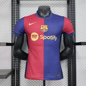 正品Nike24-25欧冠巴萨主场球员版球衣8号佩德里21号德容足球队服