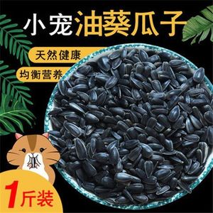 仓鼠金丝熊蜜袋鼯粮食鸟食黑珍珠小瓜子葵花子油葵松鼠磨牙护齿