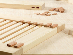 榉木榫片榫头方榫木片家具连接二合一开槽机多米诺木榫