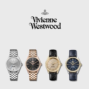 日本代购Vivienne Westwood西太后土星简约不锈钢男士石英手表