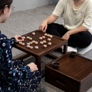 实木象棋桌围棋桌椅组合家用榻榻米飘窗多功能下棋茶几棋盘小桌子