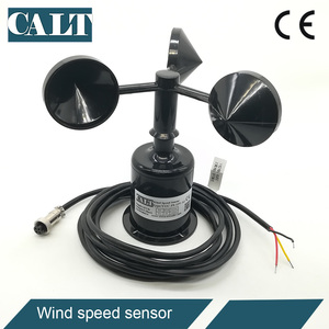 YGC-FS 3风杯风速传感器 旋转风速计仪表测量模拟脉冲或RS485输出