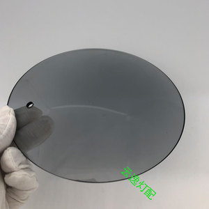 18厘米直径灰色弧形碗型半圆形吊灯灯具4毫米厚玻璃灯罩配件大全