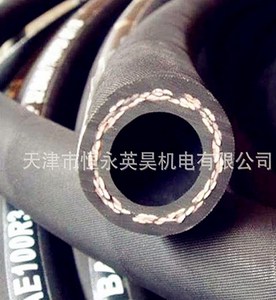 厂家直销纤维线编织增强液压软管R3扣压不剥外胶耐油橡胶管