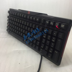 TteSPORTS KB-MEK007原厂樱桃黑轴 Tt机械键盘 带USB口 拓荒者 96