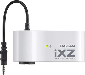 包关税TASCAM iXZ 麦克风吉他接口 iPad iPhone iPod touch用