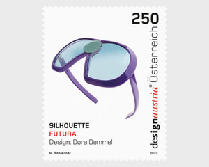 奥地利2023年经典品牌—Silhouette的Futura太阳镜邮票1全