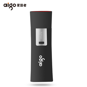 爱国者（aigo）32GB USB2.0 U盘 L8202写保护 黑色 防病毒入侵 防