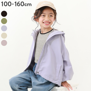 日本代购 devirock 2023秋 女童 抽绳收边宽松风衣外套 100-160cm
