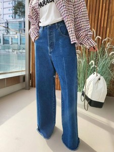 CORNER韩国东大门代购2024春季新款女装百搭时尚牛仔裤