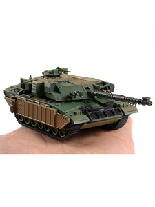 挑战者主战坦克    1比72坦克军事4d拼装模型玩具1/72虎式坦克KV2