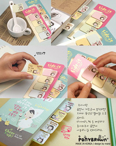 日韩文具 创意礼品可爱妞子|饼干女孩便利贴|小便签/N次贴