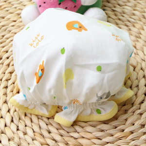 新生婴儿帽子纯棉6-12个月男女宝宝遮阳帽1-2岁春夏公主太阳帽
