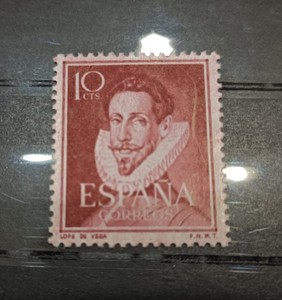 西班牙邮票作家维加新1枚