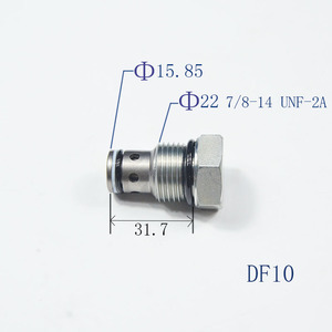 特价五金DF10油缸配件液压插装液压单向阀螺纹7/8-14UNF保压
