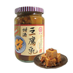 台湾名产豆腐乳 江记甜酒豆腐乳380g 可素食