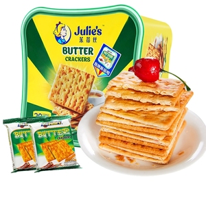julies茱蒂丝奶油苏打饼干500g/盒 马来西亚进口零食早餐薄脆饼干