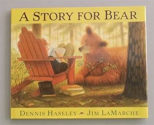 原版 英文 硬壳 绘本 爱听故事的大熊 - A Story for Bear