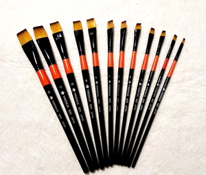 YINGHUA水粉笔手绘尼龙油画笔 丙烯水彩国画毛笔笔刷单号双号820