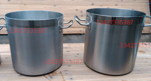 加厚复底不锈钢汤桶带盖不锈钢桶酒店厨房特大汤锅电磁炉锅汤煲
