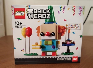 LEGO乐高40348生日小丑方头仔系列儿童益智拼搭积木玩具送人礼物