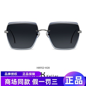 海伦凯勒新款男士韩版偏光几何大框太阳镜潮流开车专用墨镜H8952