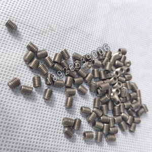 耐高温平端紧定钛螺丝机米止符钛合金螺钉 平底无头纯钛机米螺丝
