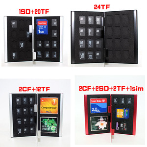 SD内存卡盒数码收纳包CF数码存储卡盒PSV游戏卡包TF手机SIM整理包