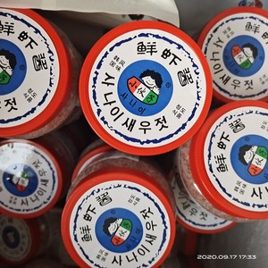 盐水虾酱青岛特产正宗韩国泡菜调料辣白菜用配料即食白虾酱500g罐