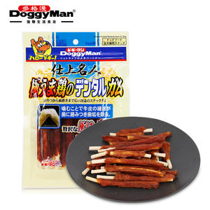 日本多格漫名仕鸡肉牛皮卷肉干咬胶犬用狗狗磨牙洁齿日常训练零食