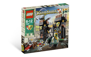 乐高城堡王国系列7187绿龙骑士监狱逃亡拼搭积木玩具益智礼物