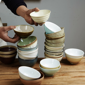 处理清仓碗捡漏特价陶瓷饭碗面碗家用简约微瑕商用高级感日式餐具