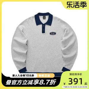 SKECHERS斯凯奇春季男女款时尚浅灰色毛织套头卫衣L124U032/0248