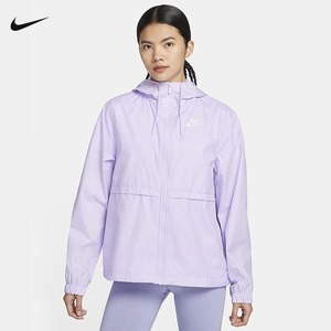 Nike耐克梭织夹克女装防风拒水运动服休闲轻盈薄款外套DM6180-511