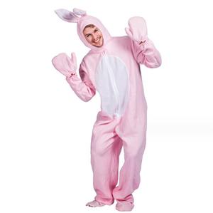 粉色兔子扮演服舞台道具服装成人男女卡通连体衣动物睡衣情侣演出