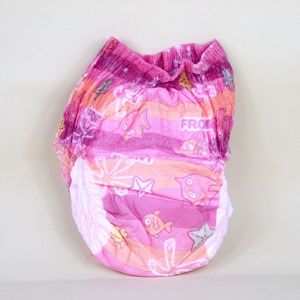 米菲游泳裤独立包装婴儿防水纸尿裤蓝色红色可反复使用实体版单片