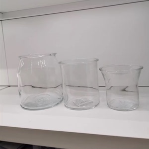宜家国内代购365+瓶 圆形玻璃储物瓶罐厨房储物器皿密封罐大连发
