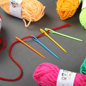 塑料针 DIY辅助工具缝合针儿童美劳缝纫类绣花针毛线不织布缝针