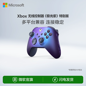【先用后付 0元下单】微软 Xbox 无线控制器 极光紫手柄 Xbox Series X/S  游戏手柄 PC电脑适配