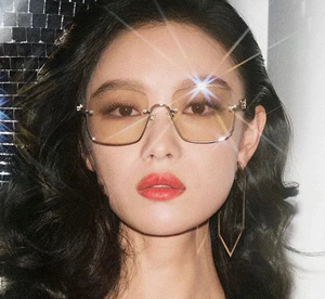复古素颜大框倪妮同款眼镜ins下半框方形太阳镜女网红街拍墨镜