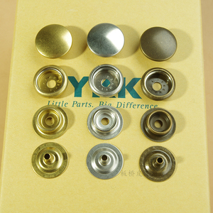 日本进口YKK四合扣/PERMEX*大号/纯铜大白扣 O形/高端皮具配件