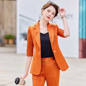 小西装外套女韩版时尚高端职业装气质女神范总裁公考面试西服套装