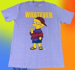 美国代购 The Simpsons Lisa Whatever 辛普森短袖T恤