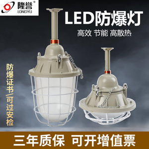 防爆灯led仓库厂房加油站厨房工业消防专用100W照明灯泡灯罩灯具