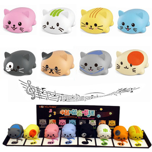 2023音阶猫咪演奏器日本闪光少女同款喵喵合唱团音乐琴奏電电子玩