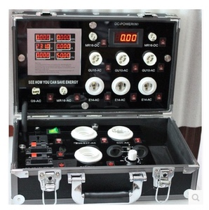手提式LED节能灯展示箱 功率测试箱 对比灯箱3521-7P 灯具检测仪